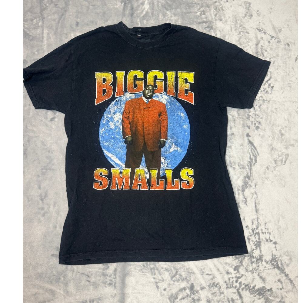 Biggie Smalls black‎ graphic tee by M &M men's sz  M, hip hop